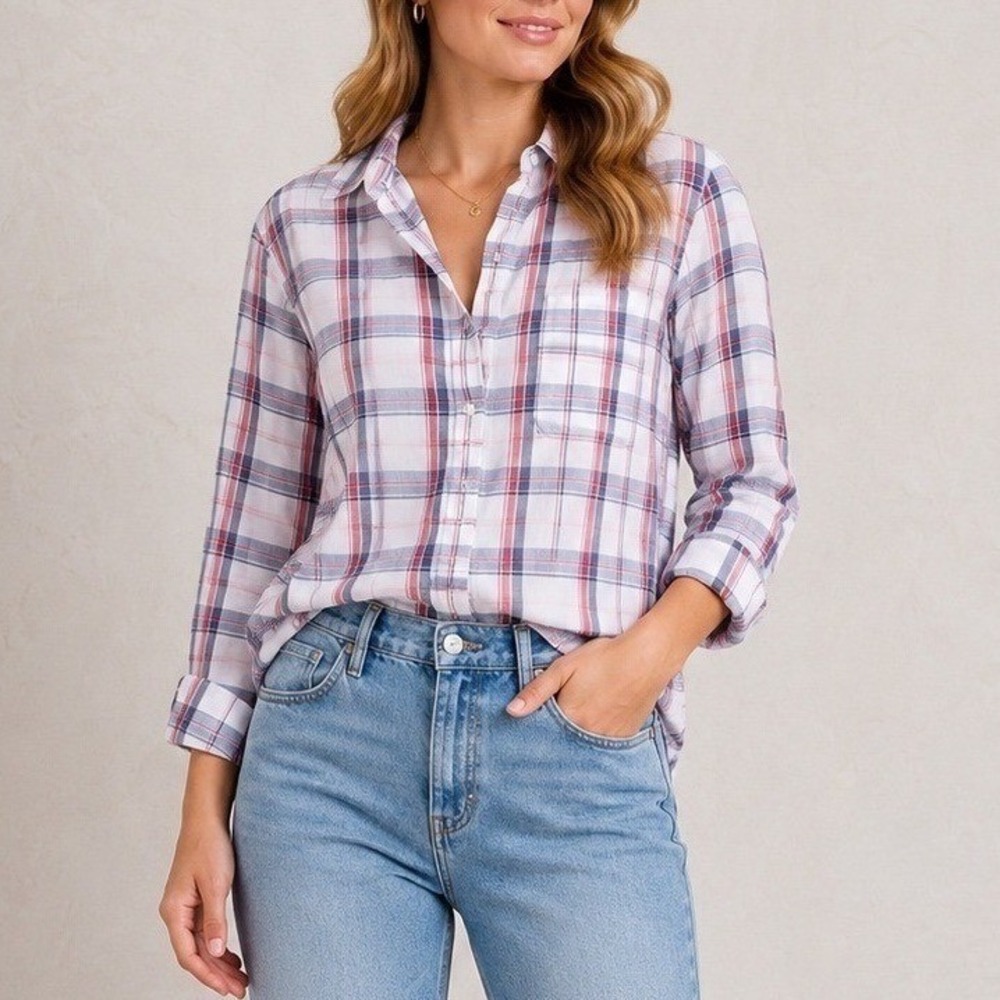 Grayson Frank & Eileen The Hero Button Down Shirt Womens 01